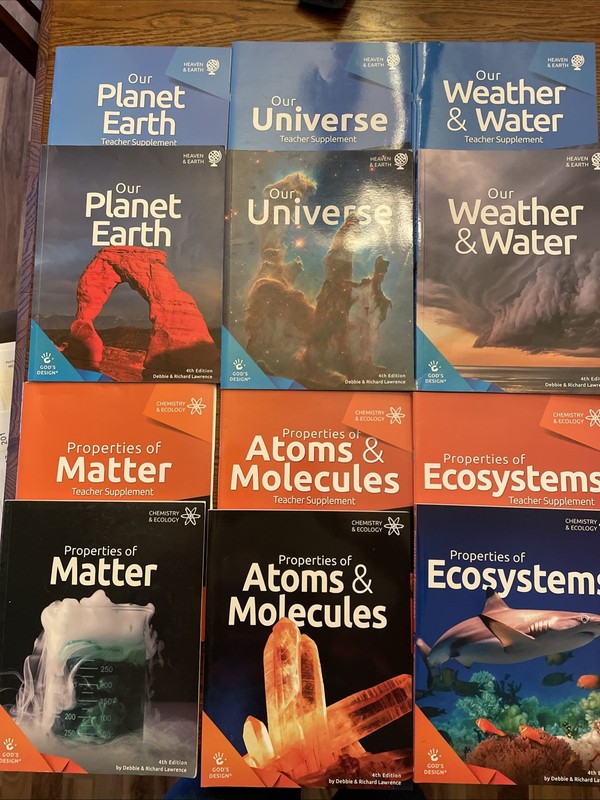 Answers In Genesis Science -complete Set – Grades 3-8
