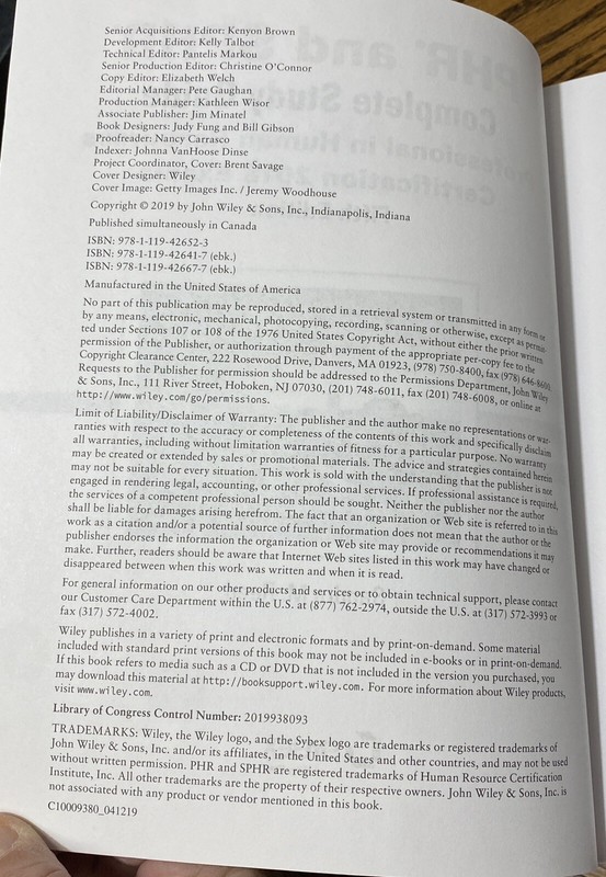 PHR & SPHR Professional in Human Resources Certification w/exams & Study Guide gallery