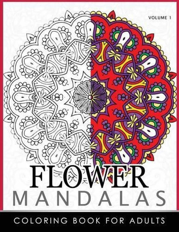 Floral Mandala Coloring Books Volume 1: Mandala Meditation Coloring Book by Roge