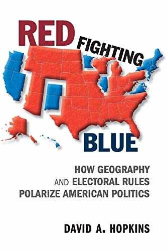 Red Fighting Blue: How Geography – Paperback, by Hopkins David A. – Very Good