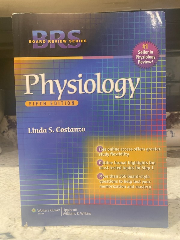 5th Edition Physiology Board Review Series by Linda S Costanzo (Paperback)