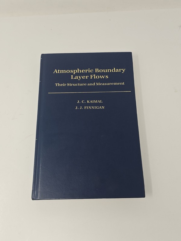 Atmospheric Boundary Layer Flows: Their Structure & Measurement, Kaimal Finnigan