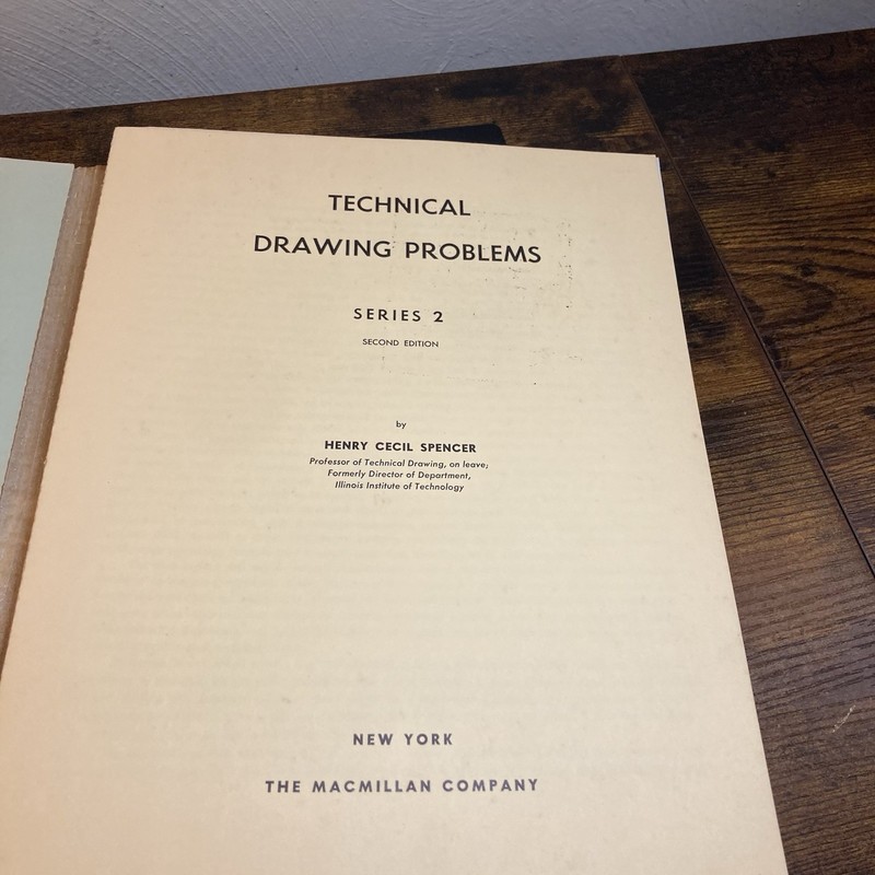 Technical Drawing Problems Series 2 Book Cecil Spencer 2nd Ed SC Vtg See Details gallery