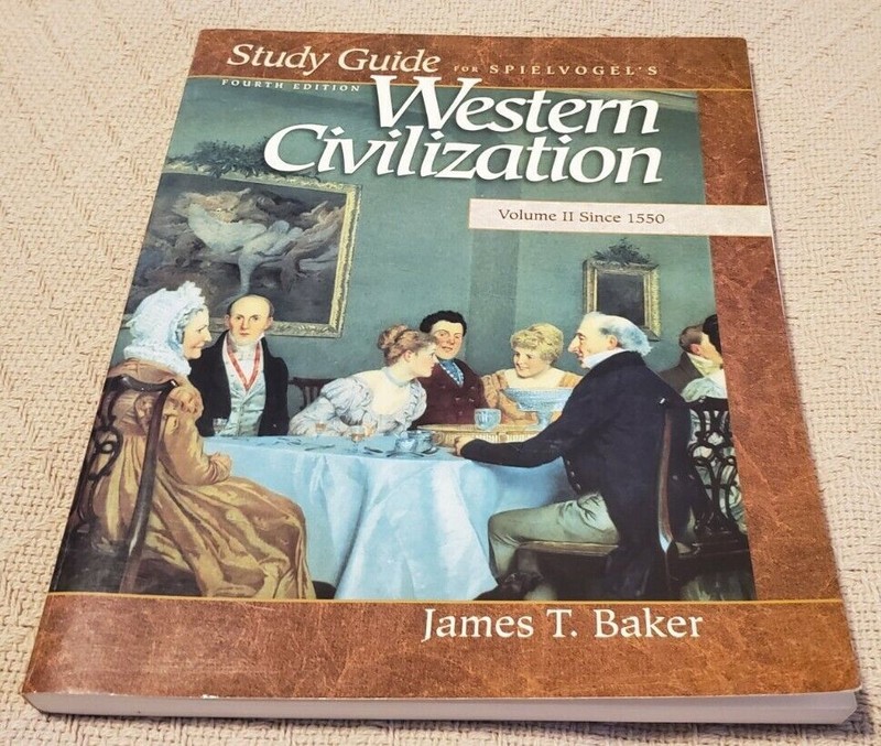 Fourth Edition Western Civilization Vol. 2 By James T. Baker Paperback Book