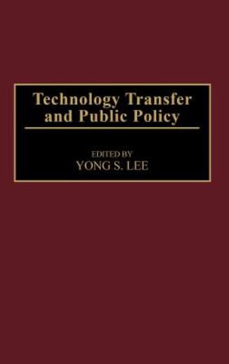 Technology Transfer And Public Policy