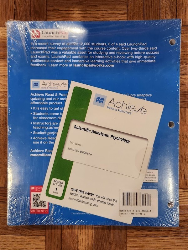 Loose-Leaf Version for Scientific American: Psychology & Achieve Read & Practice gallery