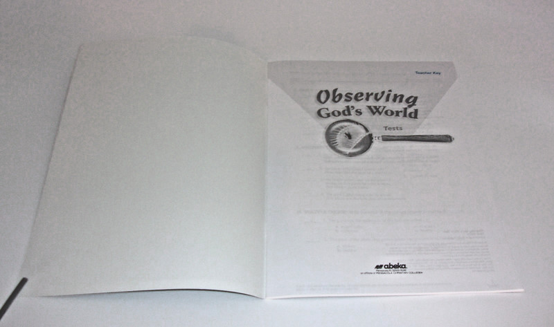 Observing God's World-abeka-6, Answer Key gallery