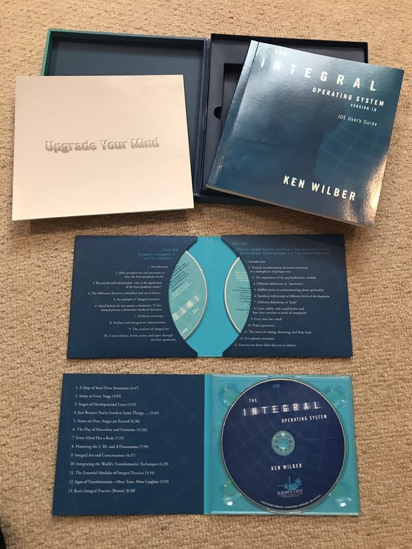 The Integral Operating System Version 1.0 Ken Wilbur - DVD, 2 CDs, guide, poster gallery