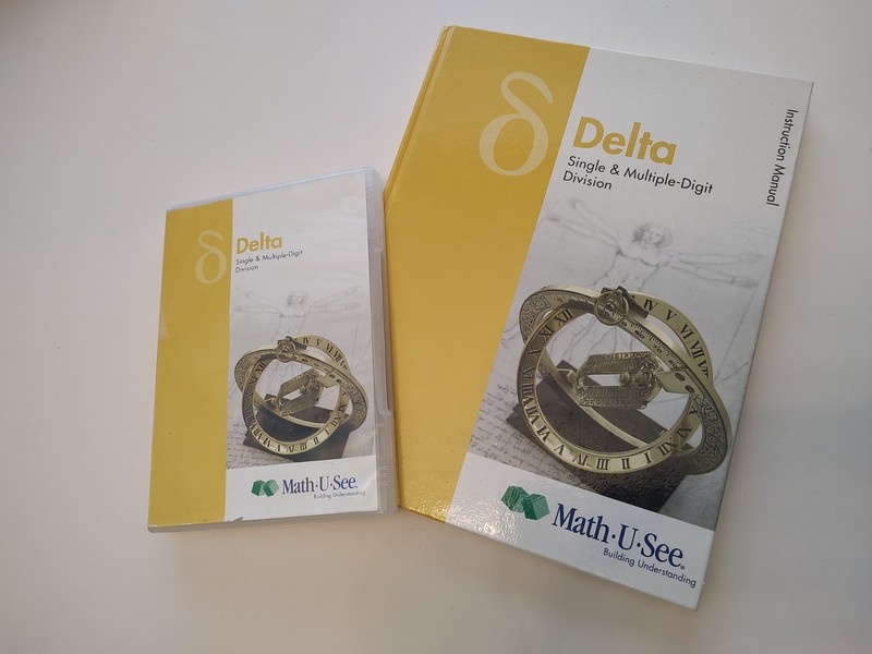 Math U See Delta: Single & Multiple Digit Division Instruction Manual & DVD