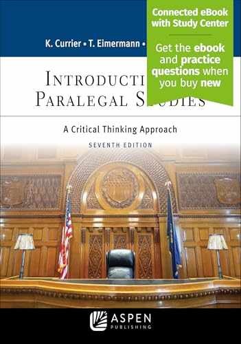 Introduction to Paralegal – Paperback, by Currier Katherine A.; – Very Good