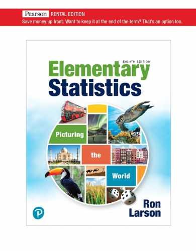 Elementary Statistics: Picturing the – Paperback, by Ron Larson – Very Good