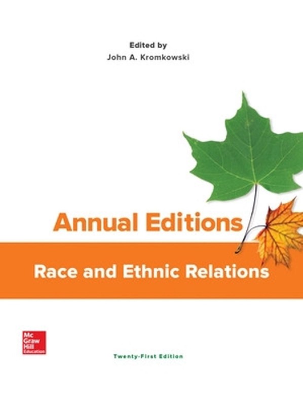 Annual Editions: Race and Ethnic Relations by John Kromkowski (English) Paperbac