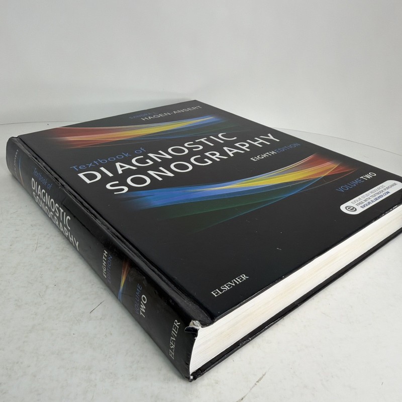 Elsevier Diagnostic Sonography 8th Ed. Textbook Vol. 1 & 2 Hardcover + Workbook gallery