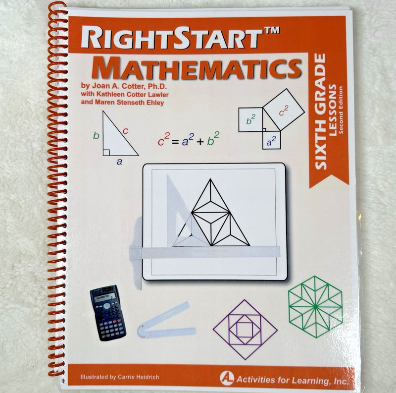 RightStart Mathmatics Sixth Grade 2nd Ed Lessons Bundle Geometry Board & Tools gallery