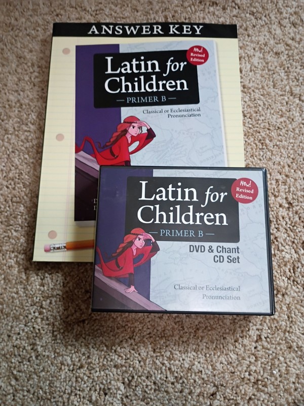 Latin for Children Primer B DVD & Chants CD Set & Answer Key Ecclesiation
