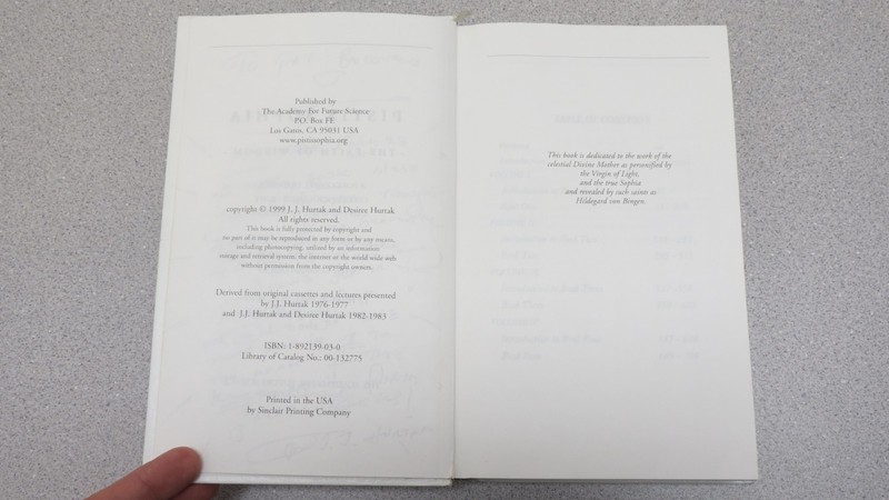 Pistis Sophia : A Coptic Gnostic Text 1999 SIGNED by JJ Hurtak and Desiree gallery