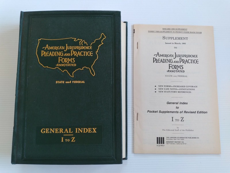 American Jurisprudence – General Index – I to Z