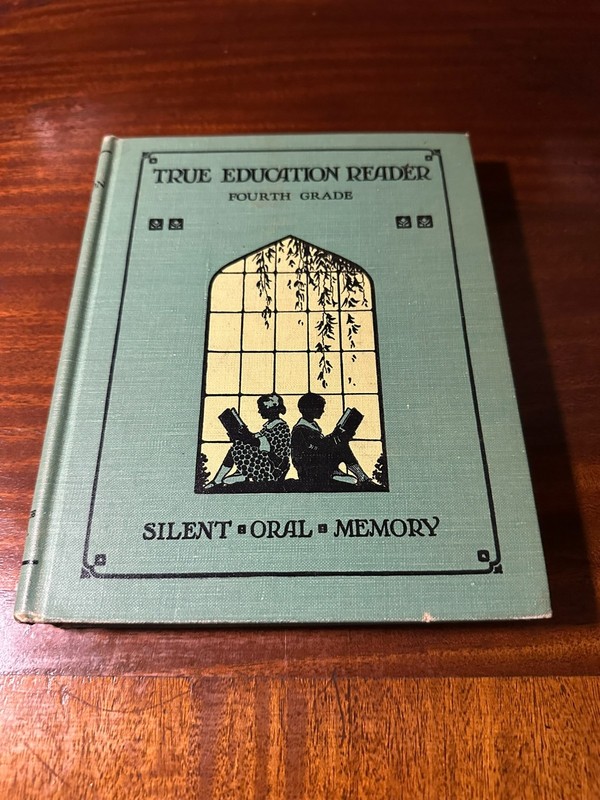 True Education Reader Fourth Grade 1931 Pacific Press Inscribed Vintage