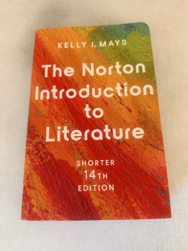 The Norton Introduction To Literature Shorter 14th Edition By Kelly J Mays Seal