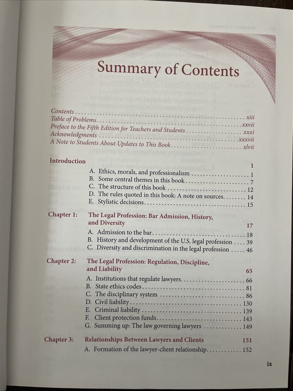Ethical Problems In The Practice of Law 5th Edition (Lerman, Schrag, Rubinson) gallery