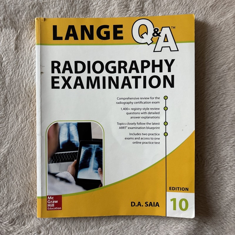 LANGE Q&A Radiography Examination, Tenth Edition – GOOD