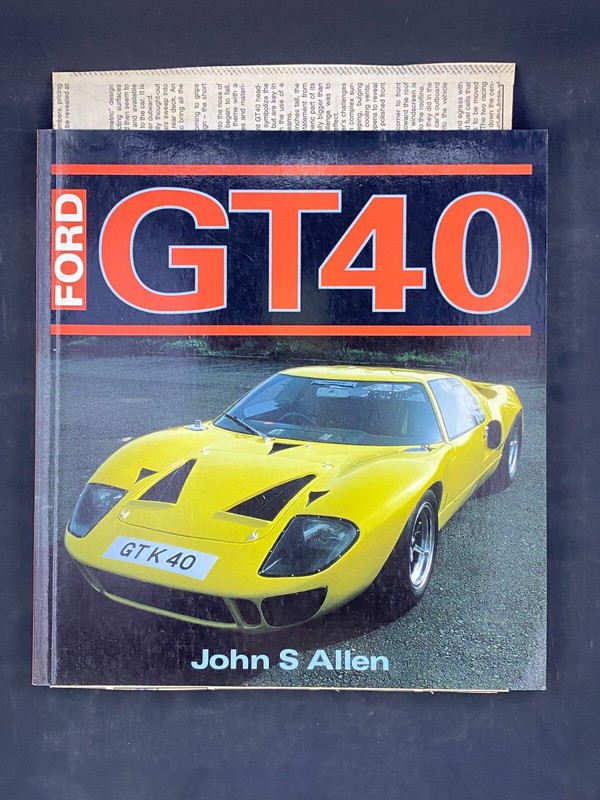 FORD GT40 By John S. Allen Paperback Color Photos Racing + Bonus Article