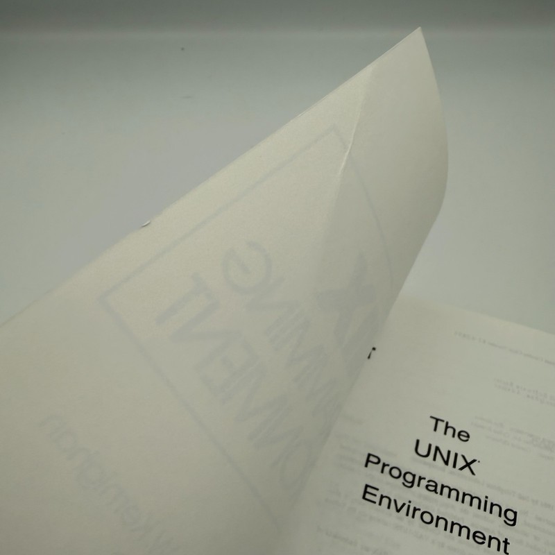 The Unix Programming Environment (Kernighan, Pike, 1984) Prentice Hall Software gallery
