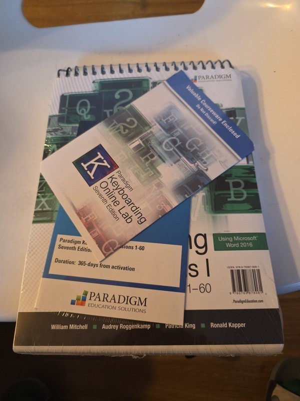Paradigm Keyboarding I: Sessions 1-60 : Text by Patricia King, Ronald Kapper and