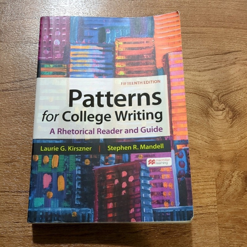 Patterns for College Writing: A Rhetorical Reader and Guide – Paperback – GOOD
