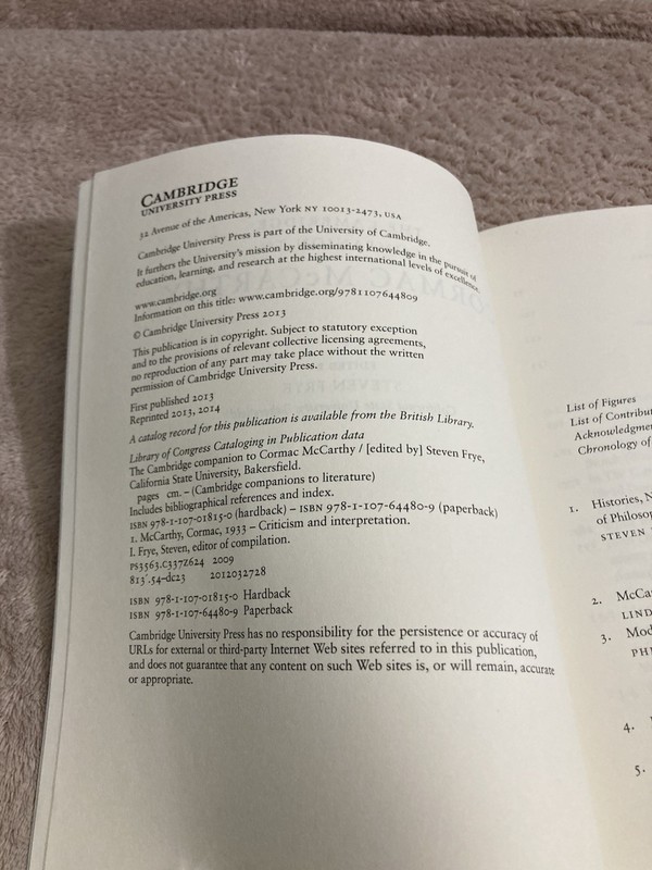 The Cambridge Companion to Cormac McCarthy (Cambridge Companions to Literature) gallery