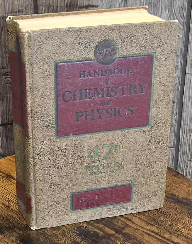 *TC* CRC HANDBOOK OF CHEMISTRY & PHYSICS 47TH COLLEGE ED. 1966-1967 (BOOK964)