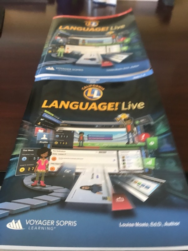 (2) Language! Live Student Book Level 1 Units 7-12 Voyager Sopris Moats NEW