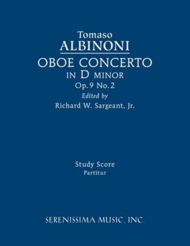 Oboe Concerto in D minor, Op.9 No.2: Study score, Like New Used, Free shippin…