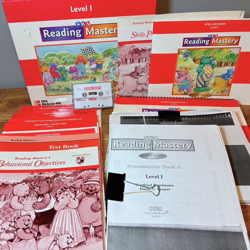 SRA Reading Mastery Rainbow Level 1 Teacher Presentation Guides