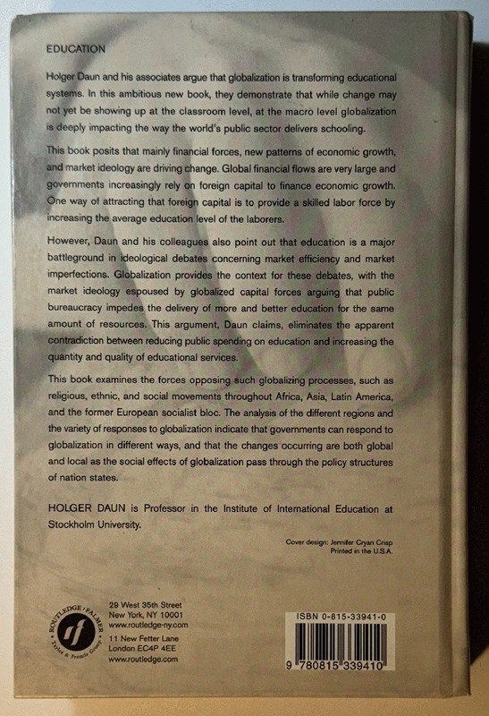 Educational Restructuring in the Context of Globalization and National Policy .. gallery