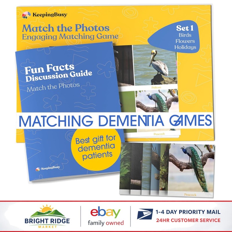 Dementia Activities for Seniors, Memory Game Toy for Cognitive Brain Stimulation