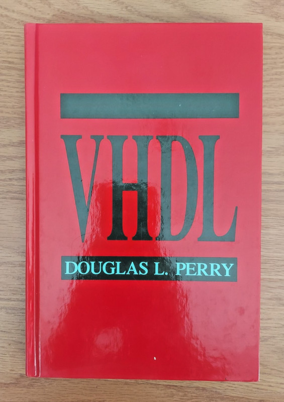 VHDL Computer Engineering Series Douglas L. Perry 1991 Book Hardcover Like New