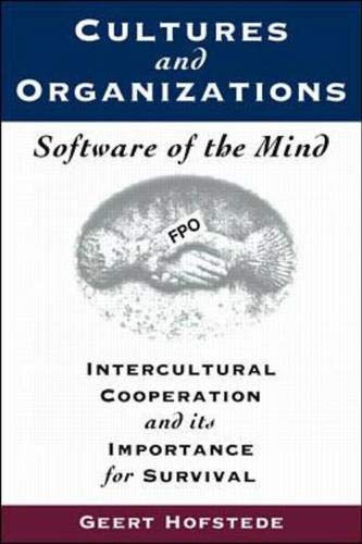 CULTURES AND ORGANIZATIONS, SOFTWARE OF THE MIND: By Geert Hofstede *BRAND NEW*