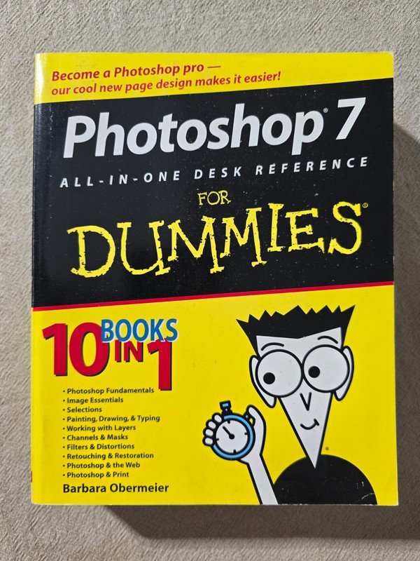 Photoshop 7 All-in-One Desk Reference for Dummies – 10in1 Books Paperback