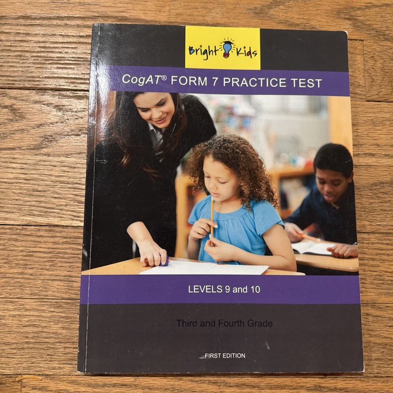 COGAT FORM 7 PRACTICE TEST – 3RD AND 4TH GRADE (LEVEL By Bright Kids Nyc