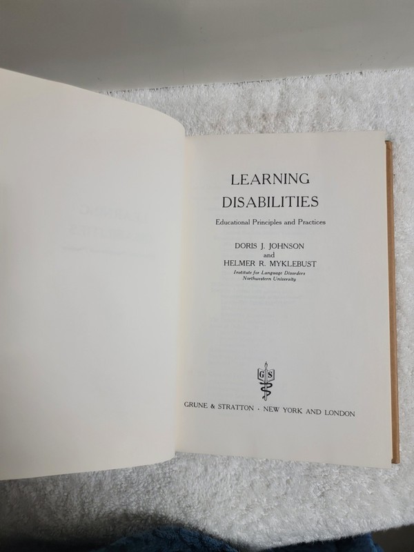 LEARNING DISABILITIES: Educational Principles Practices Johnson and Myklebust gallery