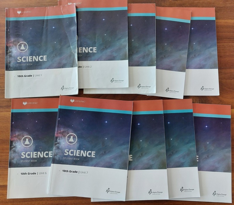 10th Grade Science Homeschool Curriculum Kit Box Set Complete AOP LIFEPAC gallery