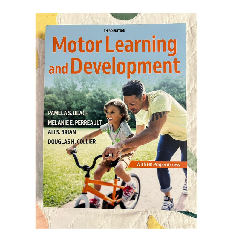 Human Kinetics Motor Learning & Development 3rd Ed Paperback Beach HKPropel