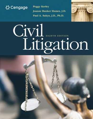 Civil Litigation (MindTap Course – Paperback, by Kerley Peggy; Hames – Very Good