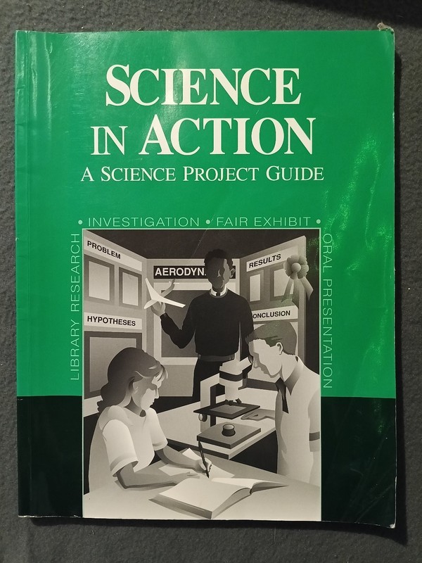Science in Action A Science Project Guide Textbook Hardcover Illustrated