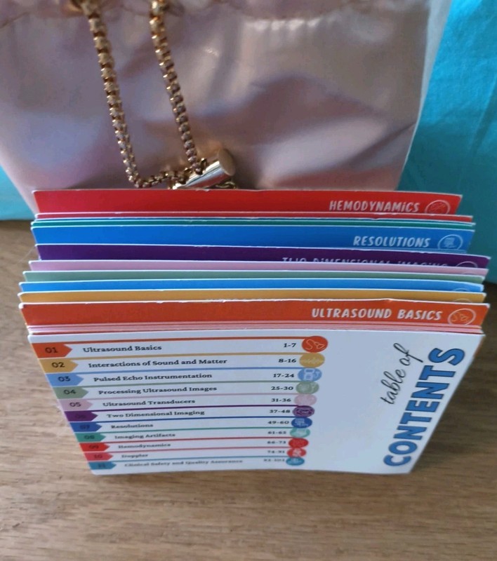 Flash Cards Ultrasound Physics With Bonus Bag