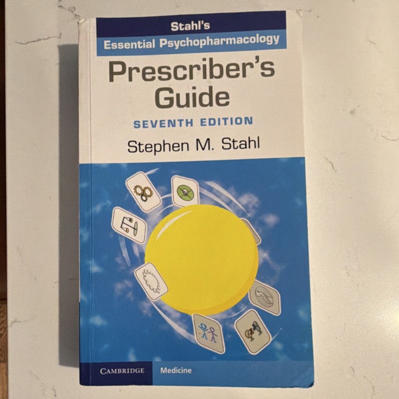 Prescriber's Guide Seventh Edition by Stephen M. Stahl Paperback Cambridge Medi…