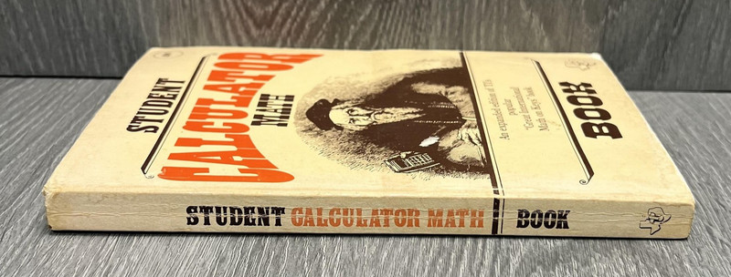 Vintage Texas Instruments Student Calculator Math Book 1980 Softcover Learning gallery