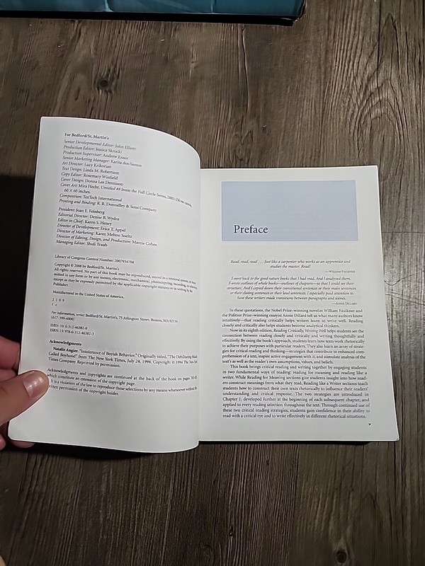 Reading Critically, Writing Well : A Reader and Guide by Charles R. Cooper, Rise gallery