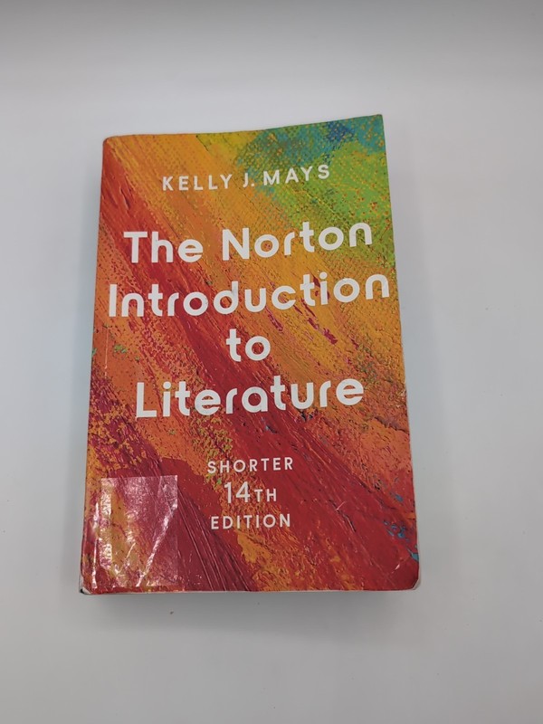 Norton Introduction to Literature by Kelly J. Mays (2021, Trade Paperback)